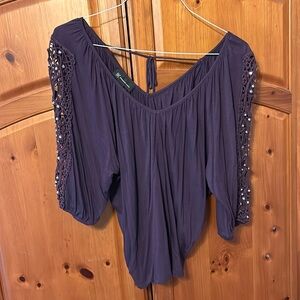 INC medium purple top